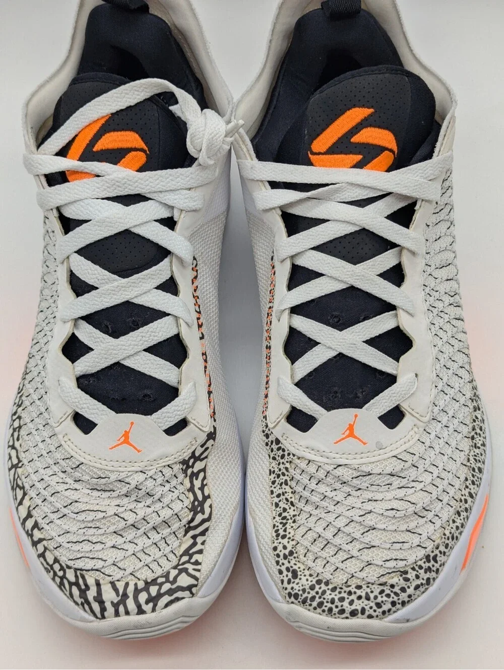 Nike Air Jordan Luka 1 Mens Size 13 White Orange Safari Shoes Sneaker DN1772-108